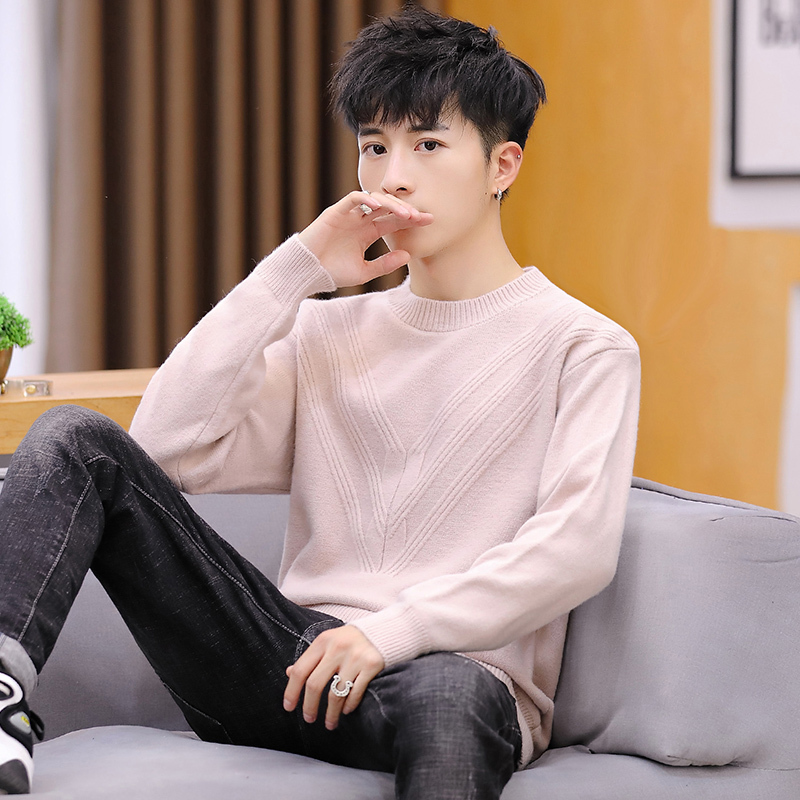 熊霸(xiongba)男士针织/毛衣 熊霸2019冬季男装毛线衣男毛贴身穿针织