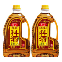 鲁花葱姜料酒零添加炖鸡炖肉炒菜调味品葱姜料酒1L*2瓶
