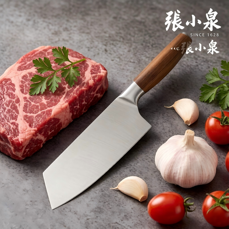 张小泉寻味系列切片刀 传承技艺创新设计 高强度锋利专利刀刃 轻松切割食材高清大图