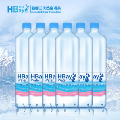 新西兰原装进口 纽湾HBay饮用天然矿泉水 1.5L*6瓶整箱 水源地霍克斯湾