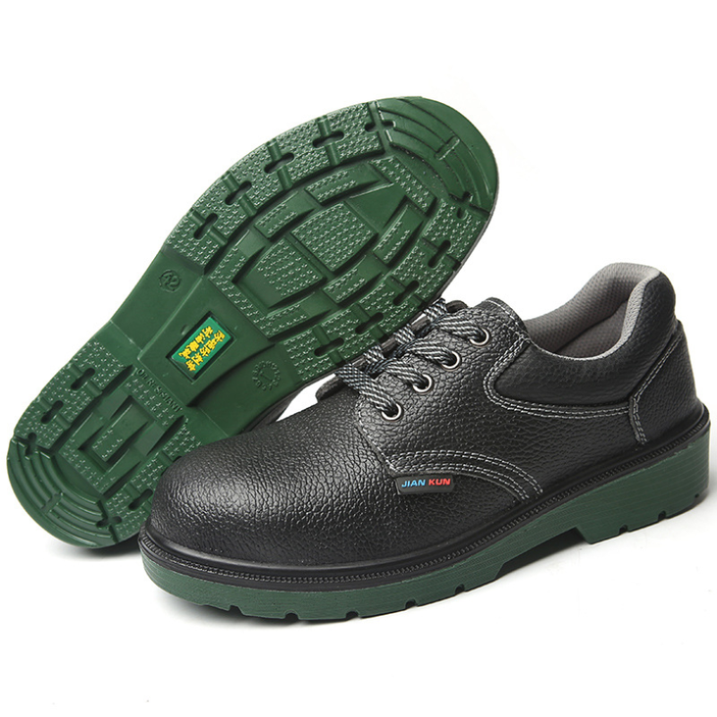 健坤防砸防刺穿安全工作鞋厨房老保鞋新巴固绿35码47码