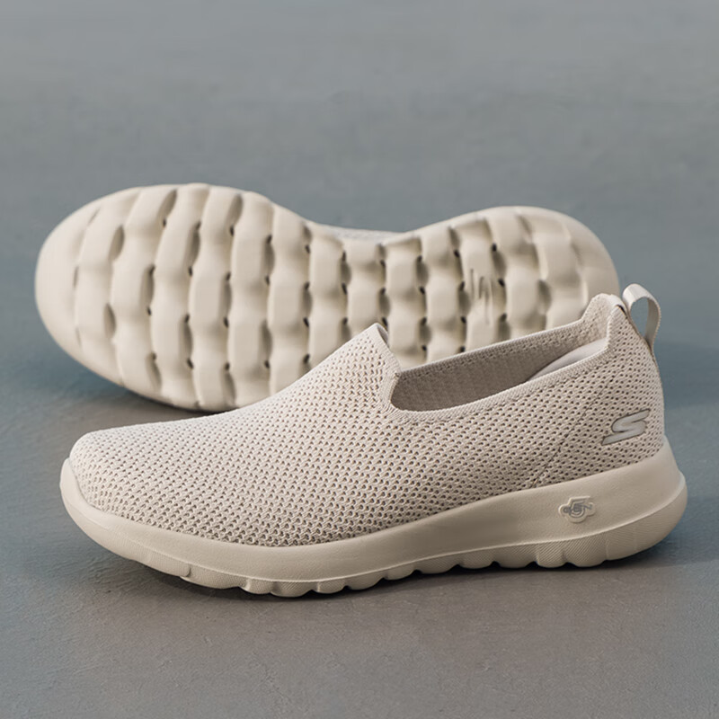 斯凯奇（Skechers）女鞋新款网面透气通勤运动健步鞋轻便缓震运动休闲鞋124686-TPE ZP高清大图