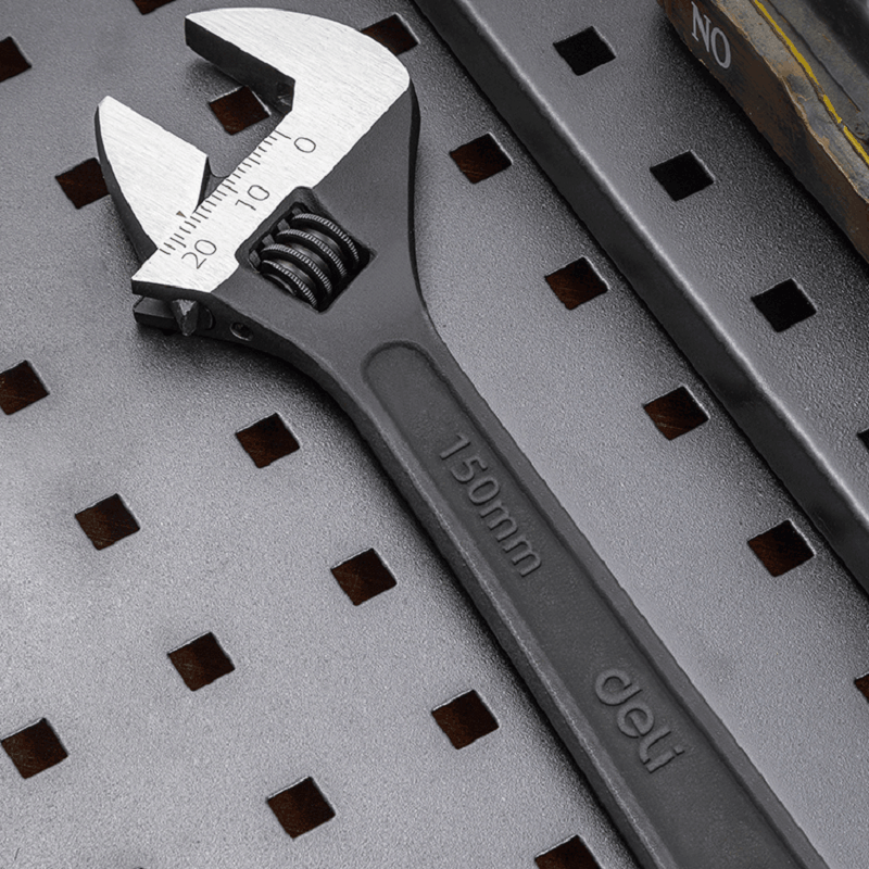 得力(deli)活动扳手6英寸发黑活动扳手 DL006H 5个起订图片