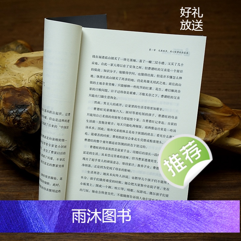 [正版]《曹德旺:尝遍艰辛,秉承善心》他是将商道与善心结合的企业家专注实业敢为人先带领福耀玻璃走向世界 中国商业名人励高清大图