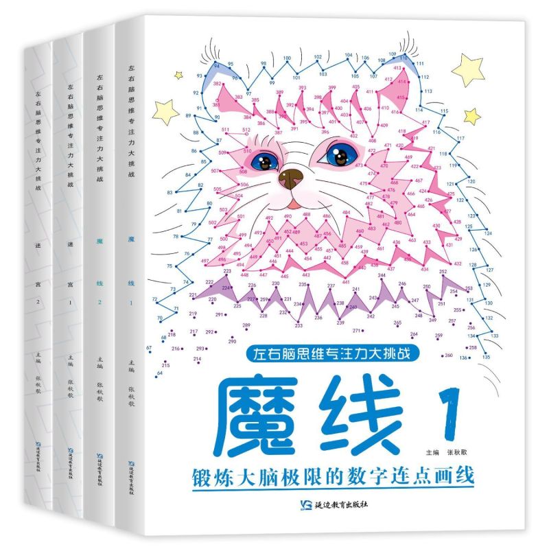 6-15岁孩子儿童迷宫书专注力训练书迷宫游戏书左右脑思维训练玩具