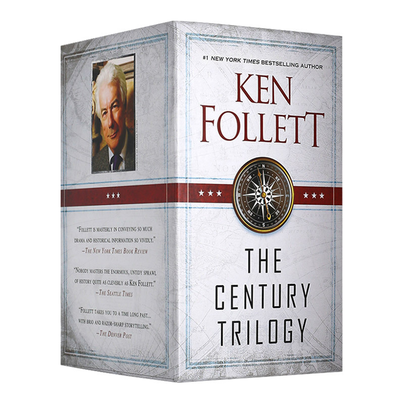 [正版]英文原版 The Century Trilogy 世纪三部曲套装 肯福莱特 巨人的陨落 世界的凛冬 永恒的边缘