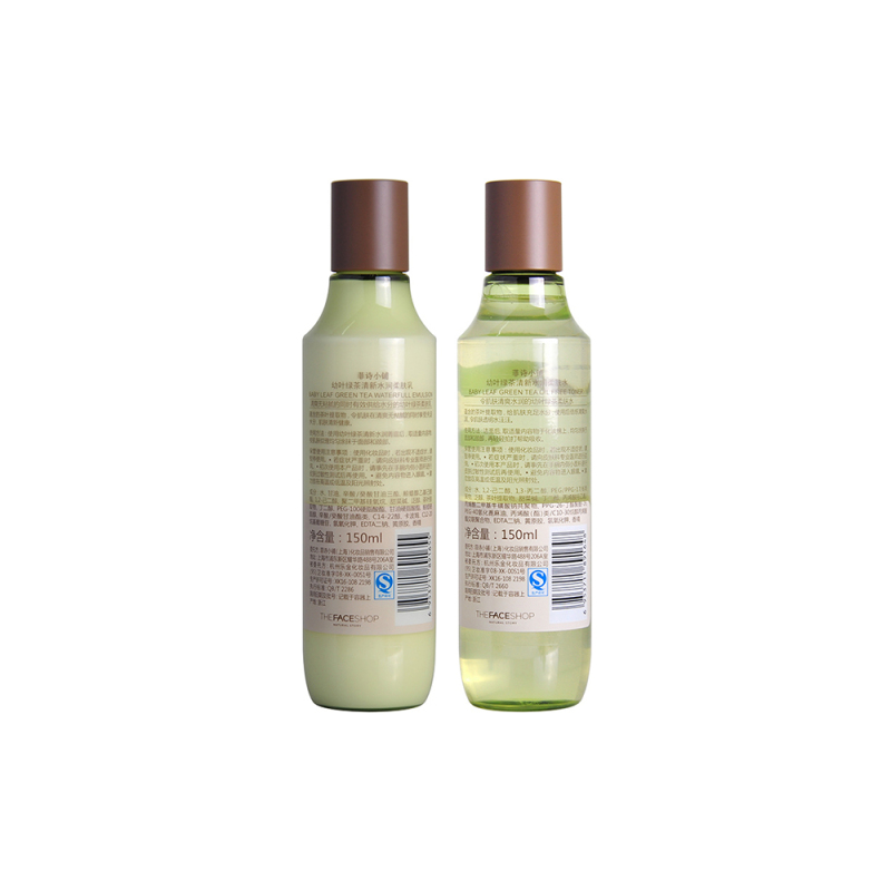 菲诗小铺幼叶绿茶清新水润水乳套装 350ml(柔肤水150ml+25ml+柔肤乳150ml+25ml)