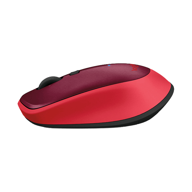 罗技(Logitech) M336办公家用无线蓝牙鼠标 红色