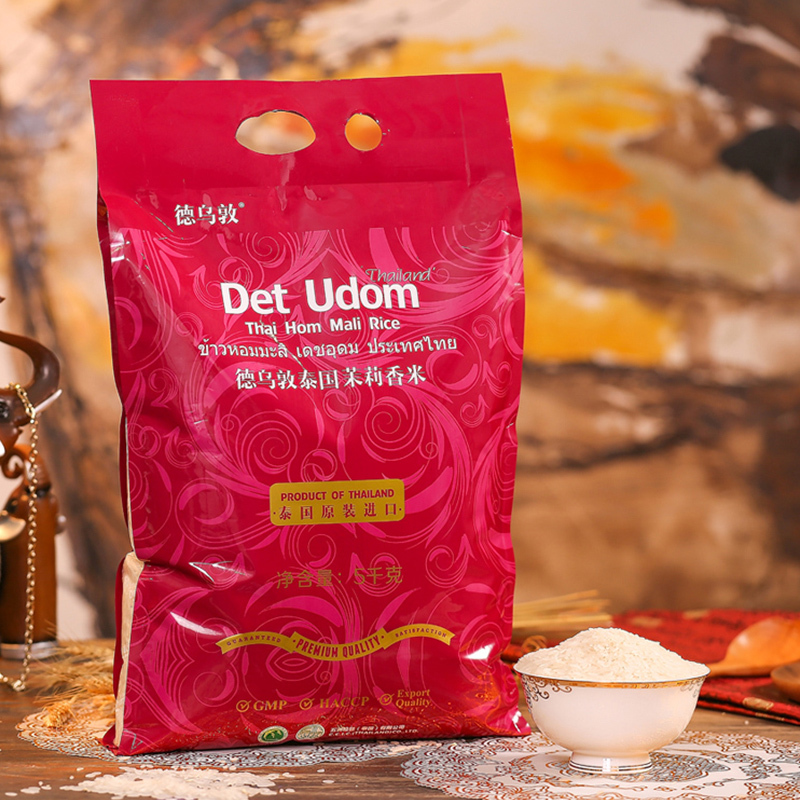 德乌敦 (Det Udom)泰国茉莉香米 5kg 泰国进口
