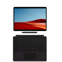 微软(Microsoft)Surface ProX SQ1 16G 256G LTE增强版 13英寸窄边框 二合一 平板电脑 笔记本 Win10 典雅黑（主机+键盘含手写笔套装）