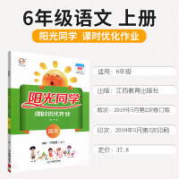 2019秋宇轩图书 阳光同学课时优化作业六年级语文上册 人教版含 预习单 检测卷