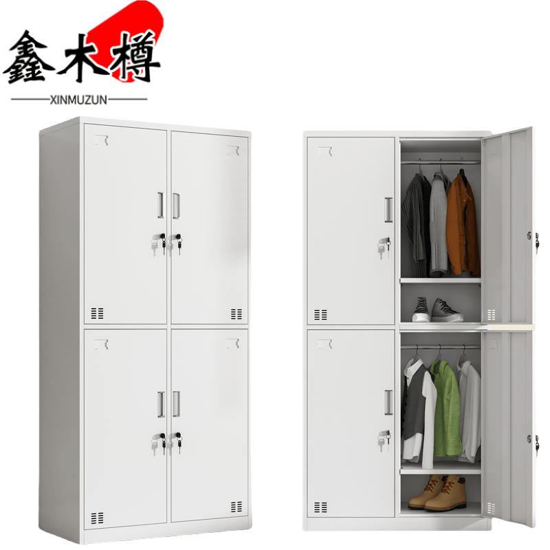 鑫木樽更衣柜四门台高清大图
