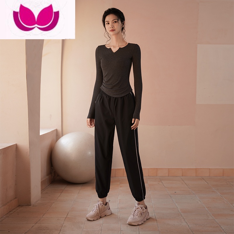 七斓瑜伽套装女2022夏季薄款跑步运动高级感专业高端健身房衣服装高清大图