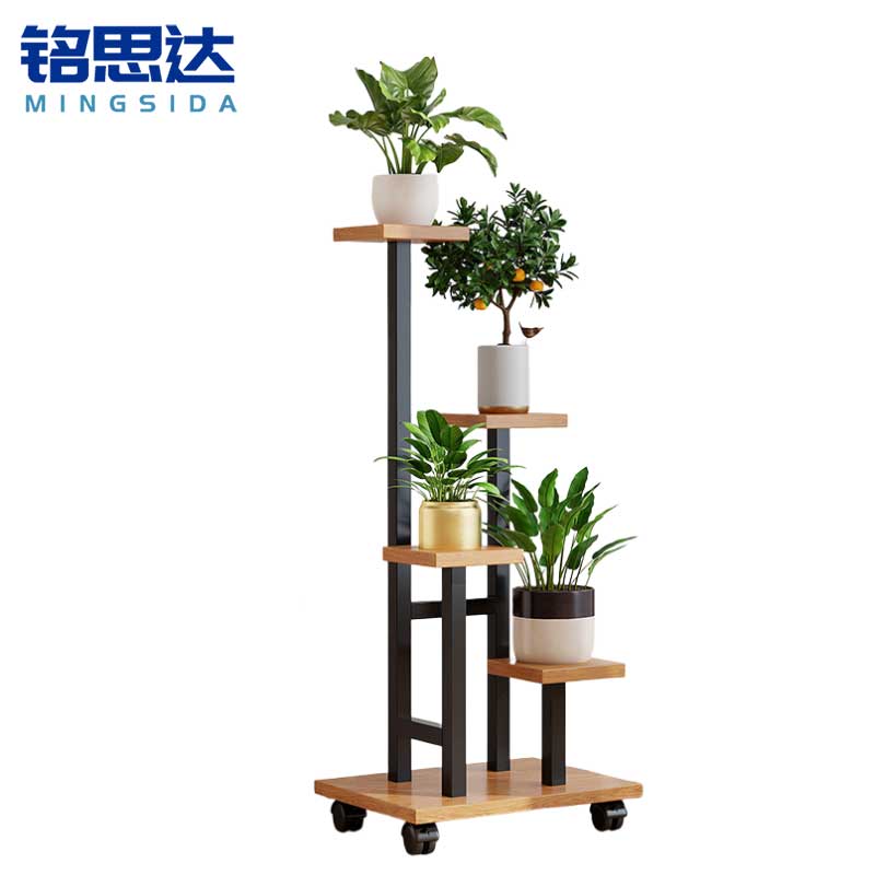 铭思达可移动花架86cm个高清大图