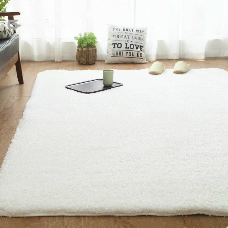 家柏饰(CORATED)地毯欧式客厅床边地毯卧室地垫公主 奶白色 长200cm×宽120cm√