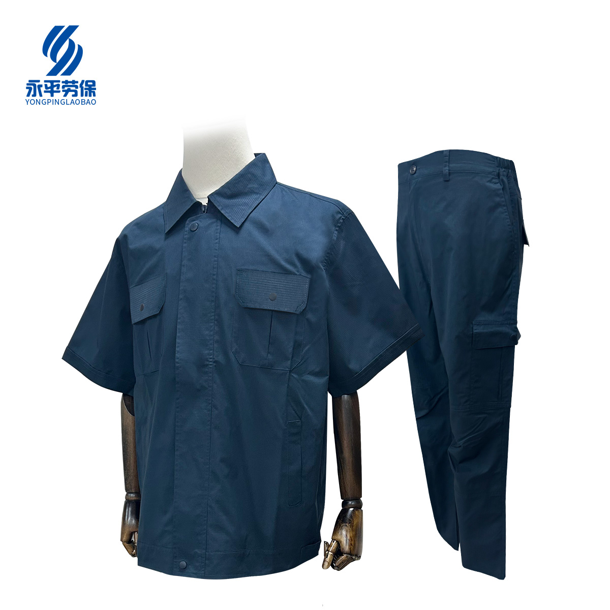 铁美风华 夏季短袖工作服 各号 1套