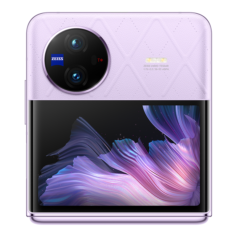 vivo X Flip 12GB+256GB 菱紫 5G全网通折叠屏新品手机一代骁龙8+芯片5000万蔡司专业影像50万次无忧折叠44W闪充120Hz拍照学生游戏男女手机