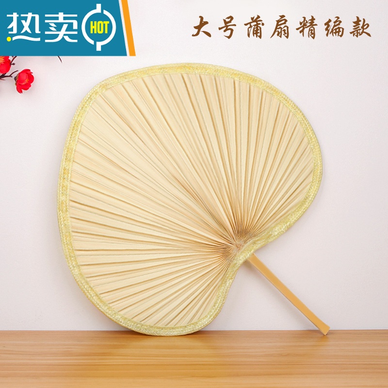XIANCAI扇子夏季大蒲扇手工老式手摇夏天芭蕉葵扇中国风宝宝儿童古风扇子 大号蒲扇一把（买二送一同款）