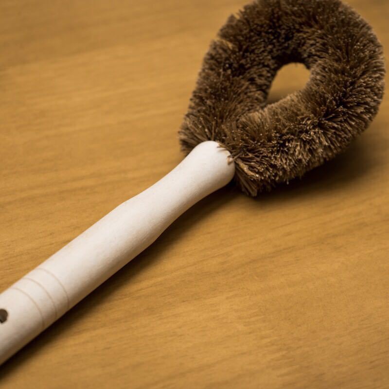 1个装 天然椰棕洗锅刷不粘油锅刷子厨房用刷长柄清洁洗刷锅碗神器锅