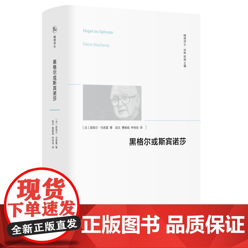 黑格尔或斯宾诺莎/精神译丛高清大图