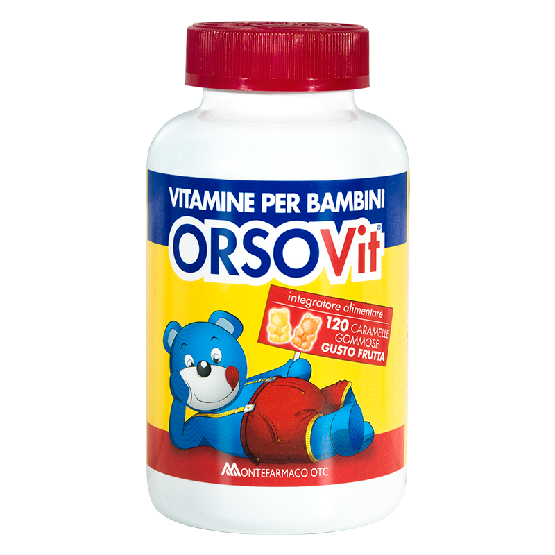 意大利进口 Orsovit儿童复合维生素小熊软糖120粒