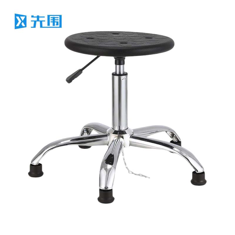 先围 防静电凳 五星脚垫升降38-52cm 个高清大图
