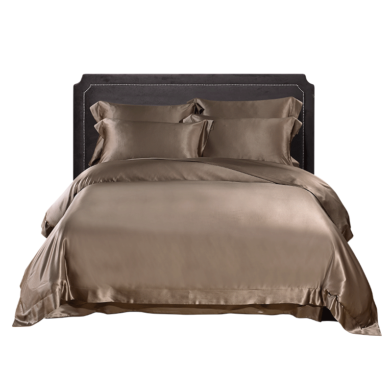 美帮汇真丝三件套蚕丝被套单人床宿舍床上用品学生床单女套件