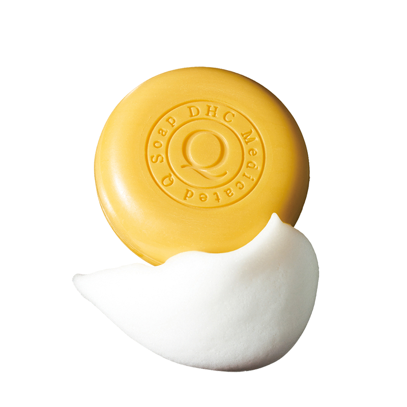 DHC 辅酶精萃洁面皂100g洗脸皂补水保湿洁面滋润紧致弹力泡沫洗颜洗面