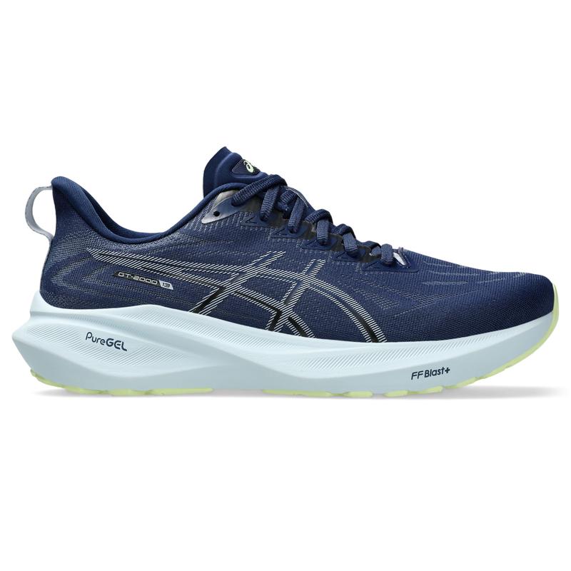 亚瑟士(ASICS)男士跑步鞋透气轻便3D支撑鞋底缓震舒适户外运动鞋