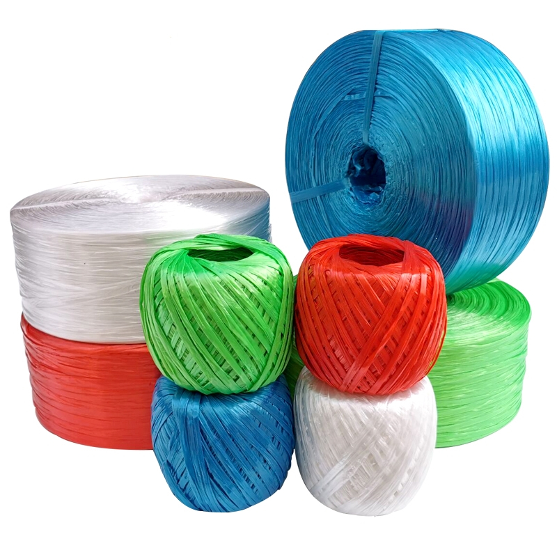 撕裂带塑料打包绳子捆扎书籍废纸蔬菜捆绑绳闪电客透明扎口草球绳捆包