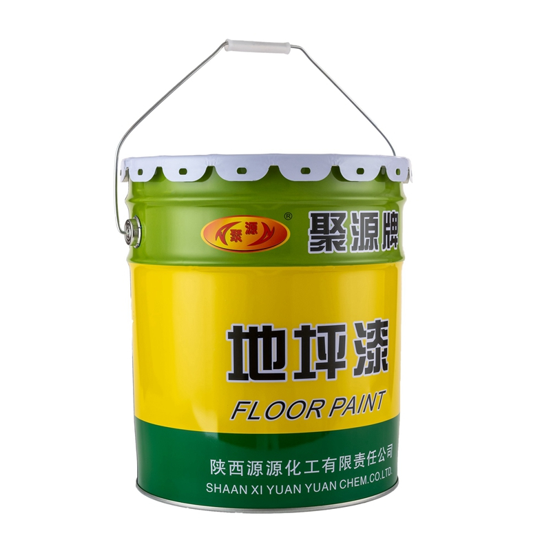 聚源漆 室内外耐候性强聚氨酯地坪漆灰色（25kg平涂+5kg固化剂）高清大图