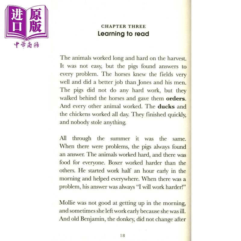 [正版]Penguin Readers L3 Animal Farm ELT企鹅分级文学经典3级 动物农庄 英文原版高清大图