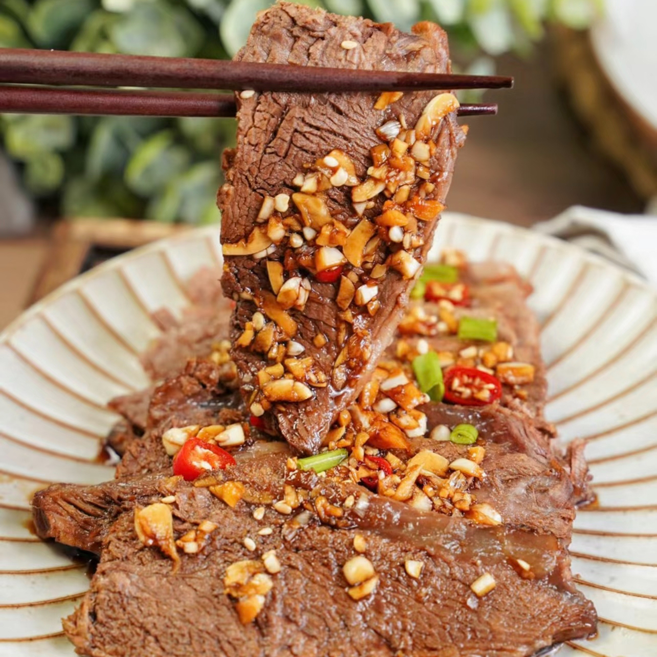 巴林牧场内蒙古草原酱牛肉150g*4袋 开袋即食高清大图