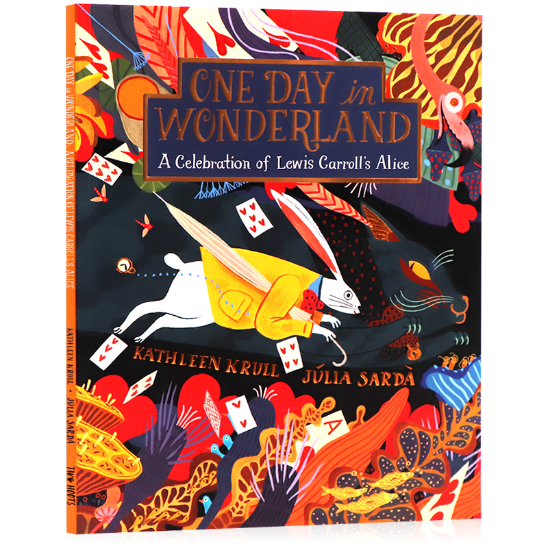 尼古拉特斯拉的电力人生 [正版]仙境的一天爱丽丝梦游仙境英文原版绘本 One Day in Wonderland 儿童英高清大图