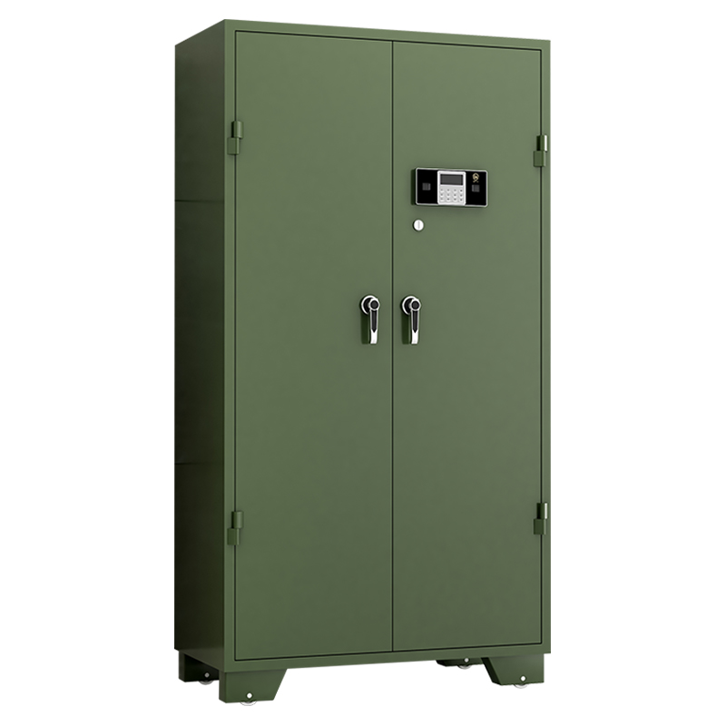 臻远ZY-QXG-04 管制器械存放柜加厚密码锁铁皮柜绿色 1000*500*1800高清大图