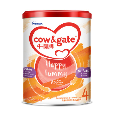 牛栏(Cow&Gate)港版儿童奶粉 A2 β-酪蛋白 4段(3岁以上) 900g[26年9月]