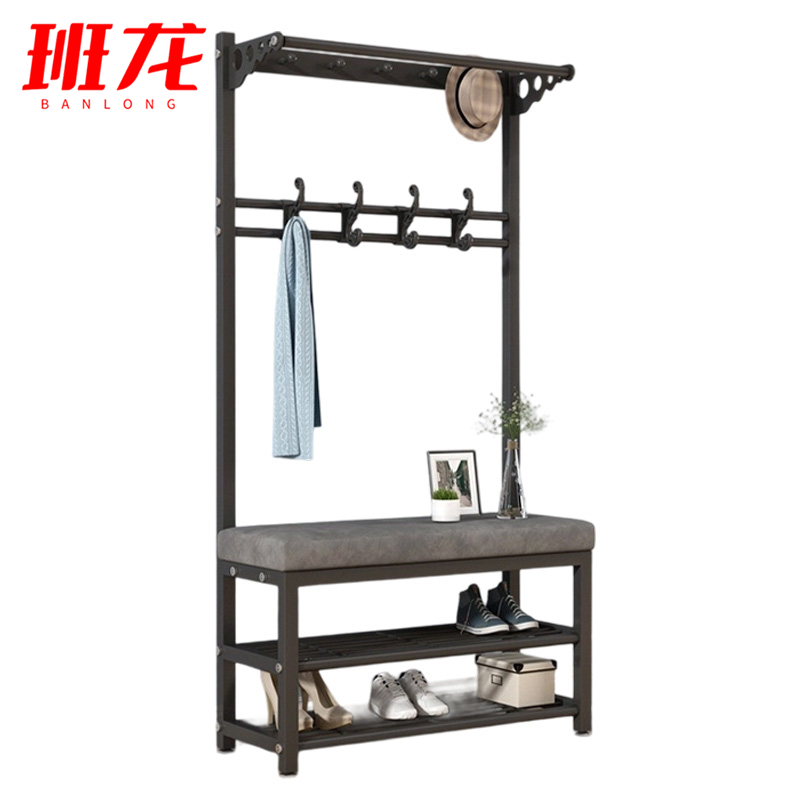 班龙衣帽架鞋凳B80个高清大图