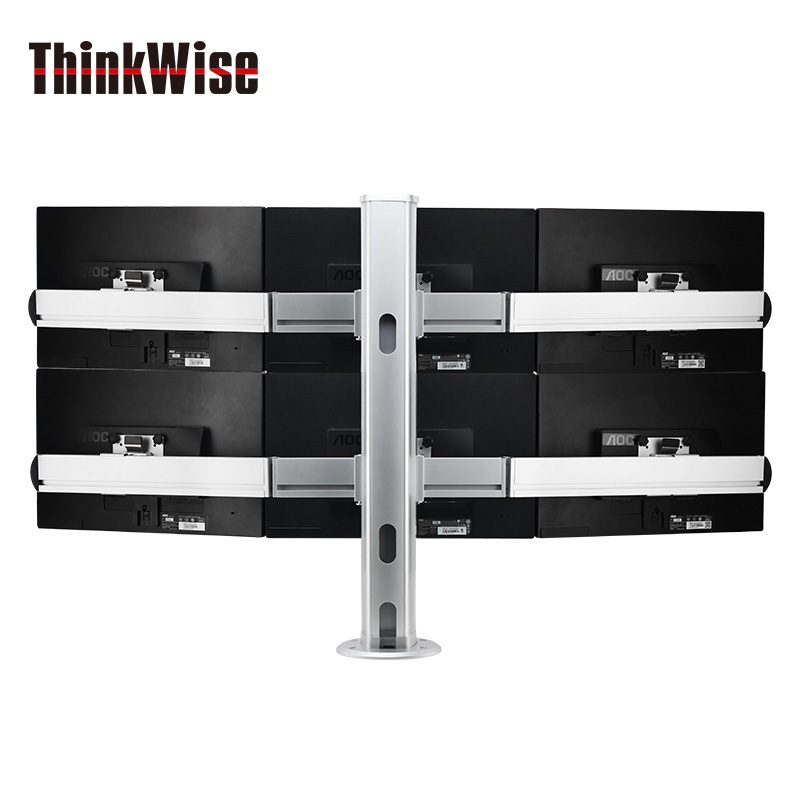 慧想(Thinkwise)显示器支架 六屏台式 可升降万向旋转支架CL600
