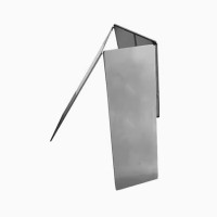 hizhg丨雾面钢板;150*35*1.5mm(10片)