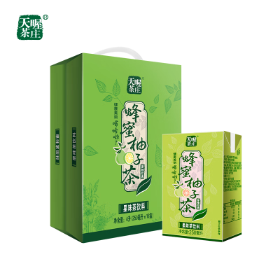 天喔茶庄蜂蜜柚子茶250ml*16盒
