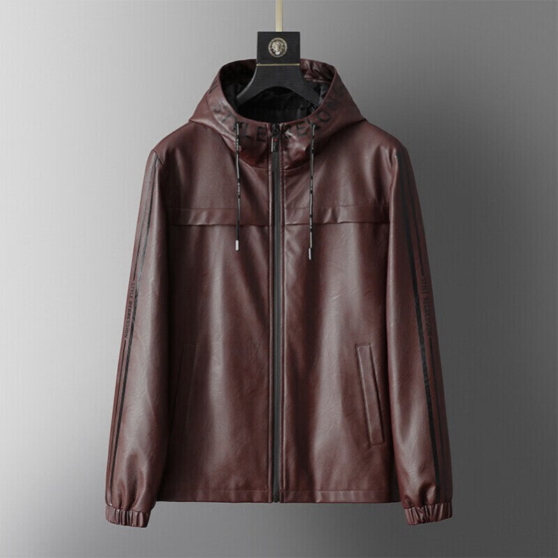 罗蒙春秋皮衣修身韩版青年帅气潮流2019新春季机车服男士皮夹克