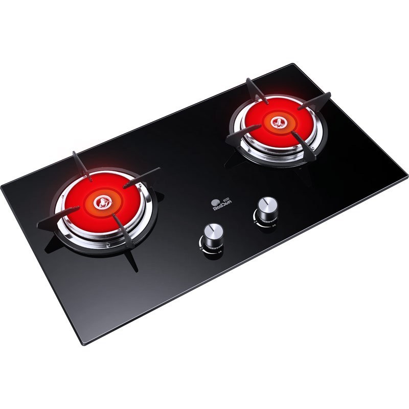 红日(redsun)红外线燃气灶台嵌两用定时防遗忘煤气灶大火力新升级灶具