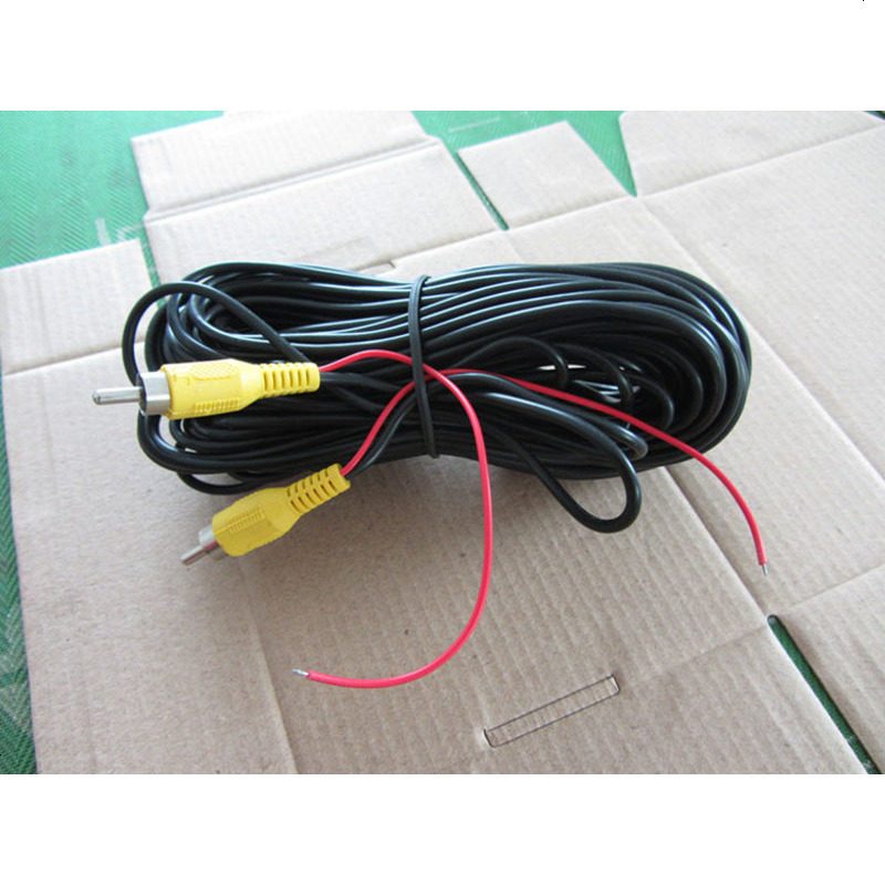 大巴货车工程机械倒车影像专用汽车车载摄像头20米av视频线电源线