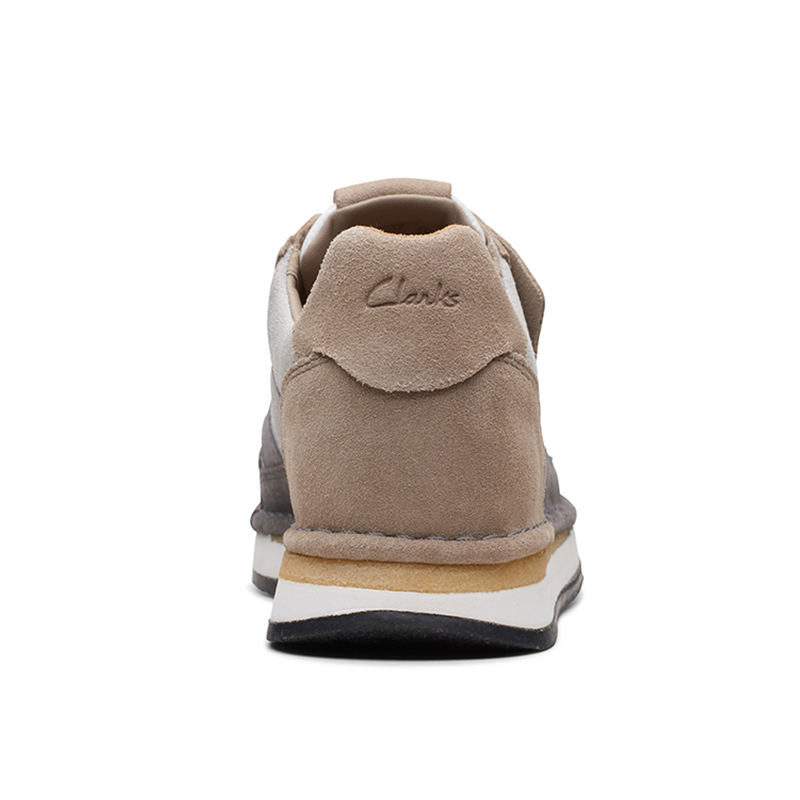 clarks其乐craftrunlace艺动复古系列运动休闲鞋灰色261692317
