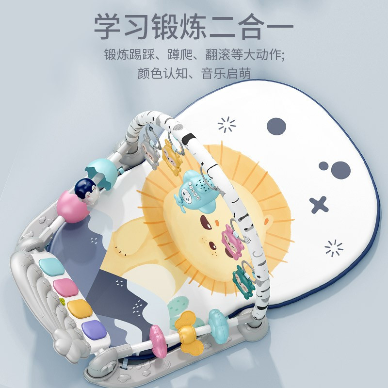 脚踏钢琴新生婴儿健身架器男孩宝宝3-6-0-健身架