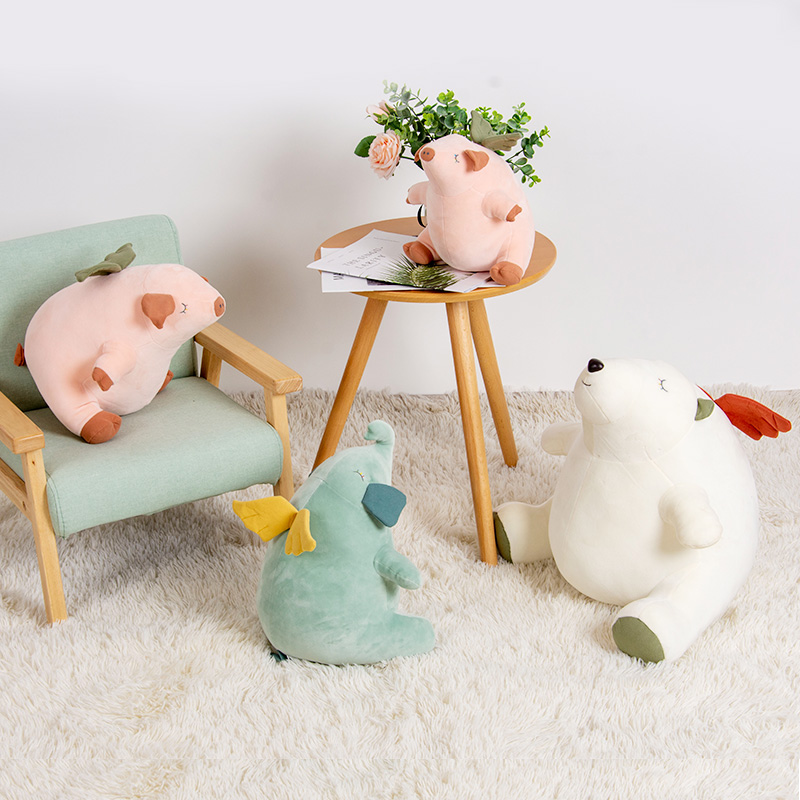 豪伟达(H W D)糯米团子抱枕儿童玩具 45cm