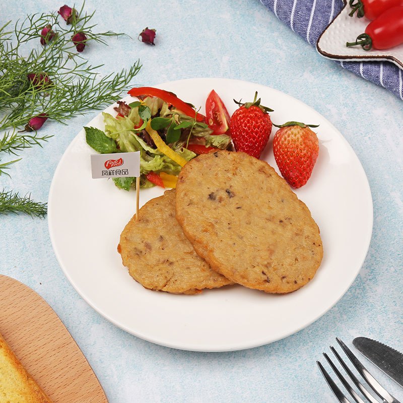 凤祥食品香菇肉饼280g鸡肉饼加热即食零激素无添加