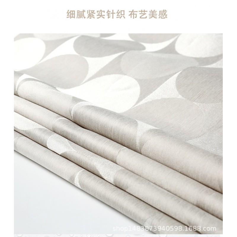 北欧浴室浴帘大孔窗帘防水帘加厚涤纶布卫生间隔断挂帘 三维工匠 帘宽180-高200cm（不带杆 0x0厘米