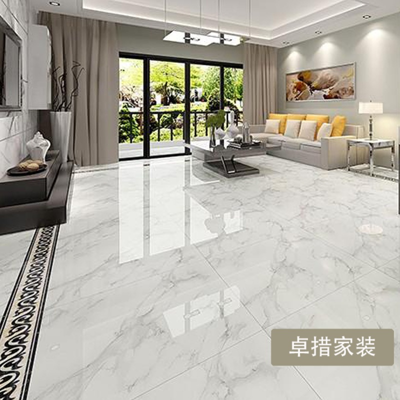 爵士白地板砖通体大理石金刚石地砖800X800佛山优质瓷砖客厅墙砖壹德壹