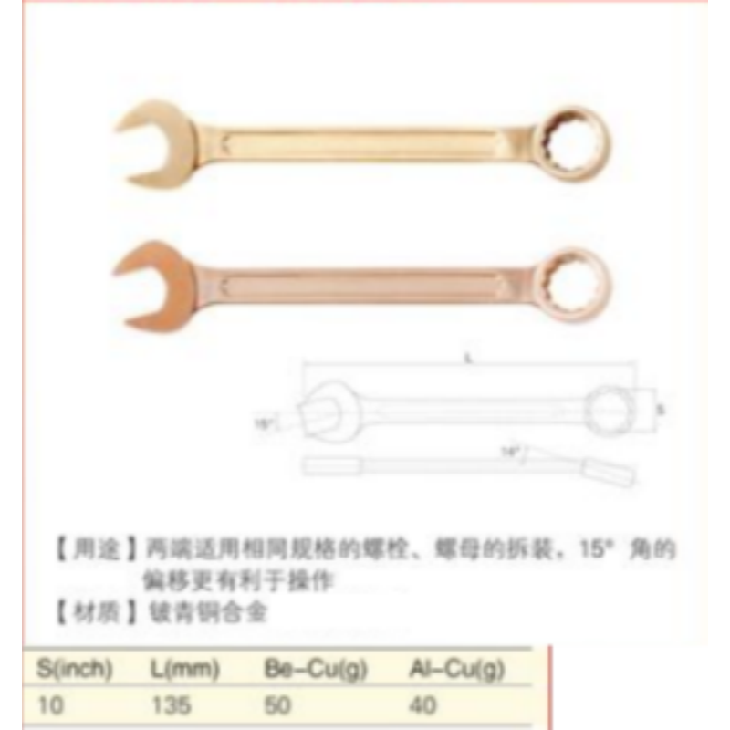 四凯两用扳手SK-OS-025高清大图